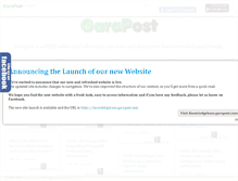 Tablet Screenshot of garapost.com